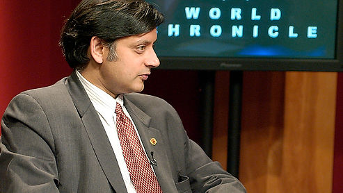 Shashi Tharoor, Head of the Department of Public Communications on World Chronicle